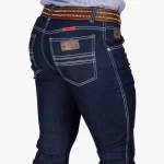 CALÇA JEANS COUNTRY MASCULINA COSTURA BRANCA 34 AO 48