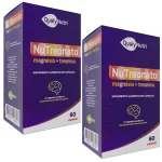 Kit 2x Magnésio Treonato 600mg - 60caps Treonina Qualynutri
