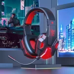 Headset Fone Gamer de ouvido com microfone Para PC Computador Celular, Headphone Sy830mv -SY830MV