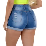 Short Jeans Feminino Curto Personalizado , Bermuda Feminina Jeans Cintura Alta GG , Short Jeans fem