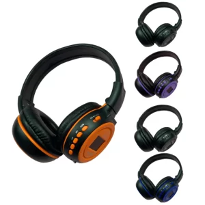Fone De Ouvido Headset Wiereless Stereo C/ Radio flexivel