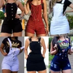 macaquinho studio jeans com lycra cor carbono