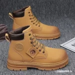 Sapatos Populares Martin Botas De Ponta Alta , Trabalho Masculino