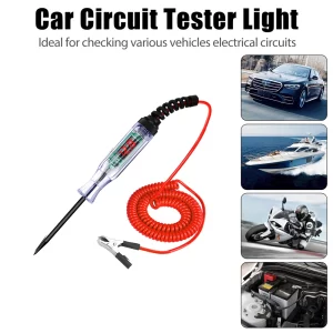Testador De Circuito LED Digital De Luz De Teste Automotivo , Ferramenta Elétrico Automático DC 3V-48V Com Voltímetro E