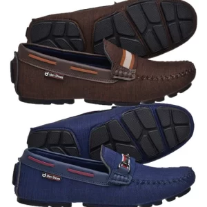 Kit 2 Pares Mocassim Drive Masculino Slip On Docksider Top Confortável