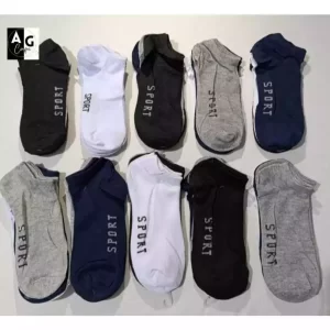 Kit 24 Pares de Meias Soquete Esporte Cano Curto Algodão Masculina Feminina Unissex Esportiva