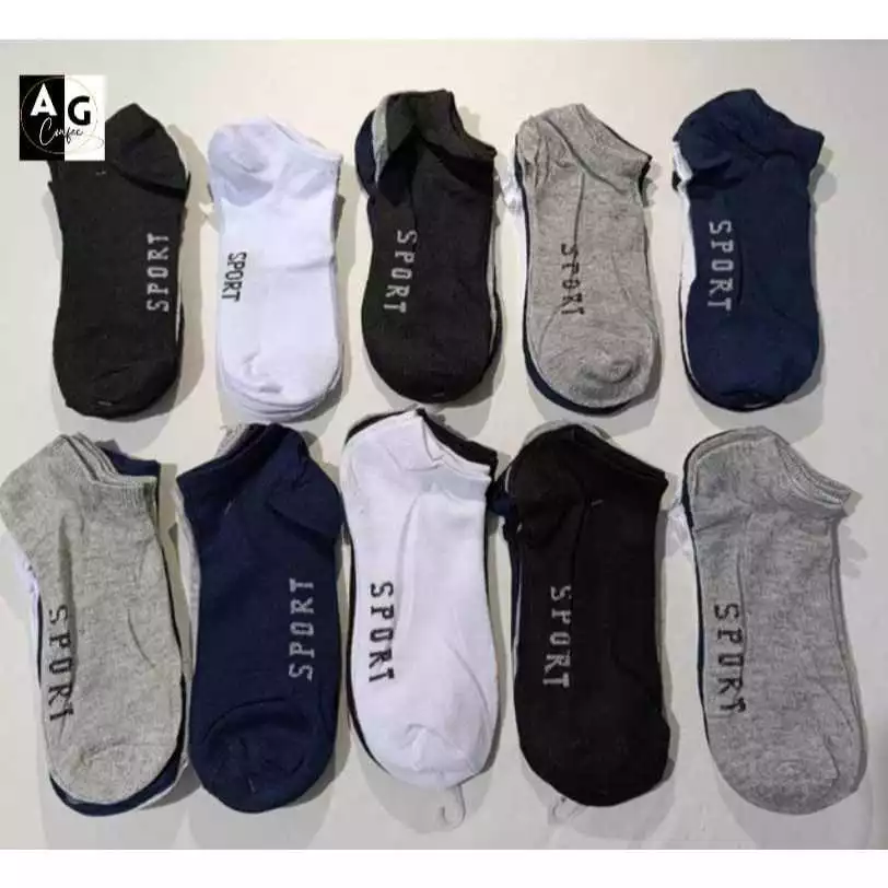 Kit 24 Pares de Meias Soquete Esporte Cano Curto Algodão Masculina Feminina Unissex Esportiva