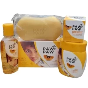 Kit Creme Clareador Paw Paw 120ml+ 1 Mini Creme 25ml+ 1 Sabonete + 1 Óleo