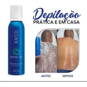 Mousse Spray Depilatório sucesso da Racco