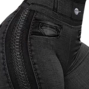 Calça Legging Montaria Cirrê empina levanta bumbum Fitness Feminina Cirre e Suplex - Cintura alta