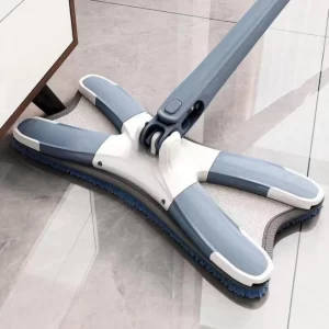 Esfregão Giratório Lava E Seca Torção Microfibra Multiuso Limpeza de Piso Cozinha Limpa Rodo Mágico 360° Com Refil