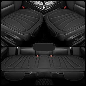 Universal Seat Cover 3Pcs Capa Do Assento Carro , Almofada Protetora De 5 Lugares Antiderrapante Quatro Estações