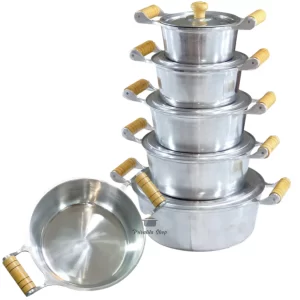 Jogo De 5 Panelas Caçarola de aluminio Fundido Cantinho Mineiro.