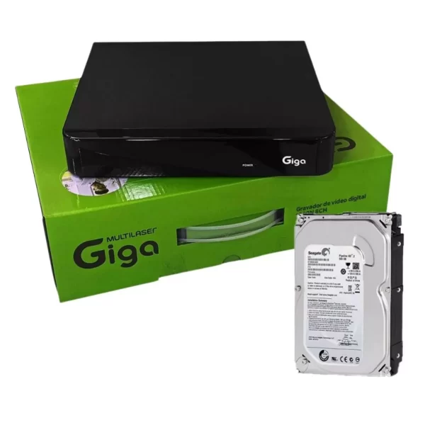 Dvr 8ch Giga Security Open Hd 1080p Lite Gs0465 + Hd 500gb
