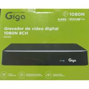 Gravador de Vídeo Digital 1080N 8CH canais - Giga Multilaser GS0465